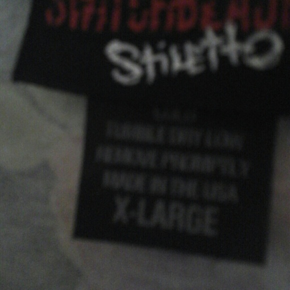 Switchblade Stiletto Black and Floral Dress - Picture 6 of 7